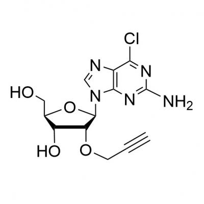 CAS   2095417-35-7  2-Amino-6-chloro-2'-O-propargylpurine-9-riboside