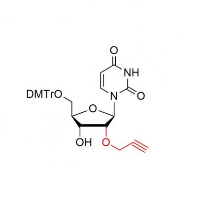 CAS    171486-54-7      Uridine, 5'-O-[bis(4-methoxyphenyl)phenylmethyl]-2'-O-2-propyn-1-yl-