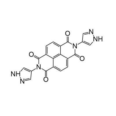 CAS  1609036-16-9     Benzo[lmn][3,8]phenanthroline-1,3,6,8(2H,7H)-tetrone, 2,7-di-1H-pyrazol-4-yl-