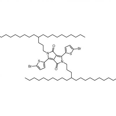 CAS    1679325-62-2    	Pyrrolo[3,4-c]pyrrole-1,4-dione, 3,6-bis(5-bromo-2-thienyl)-2,5-bis(4-decyltetradecyl)-2,5-dihydro-