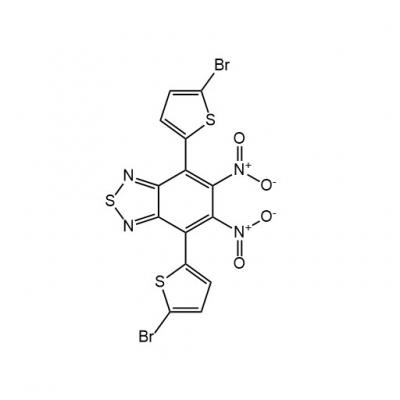 CAS   1000000-27-0     	4,7-bis(5-bromothiophen-2-yl)-5,6-dinitro-2,1,3-benzothiadiazole