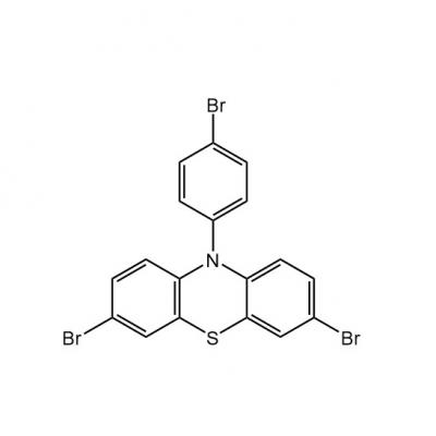 CAS    89922-59-8    10H-Phenothiazine, 3,7-dibromo-10-(4-bromophenyl)-