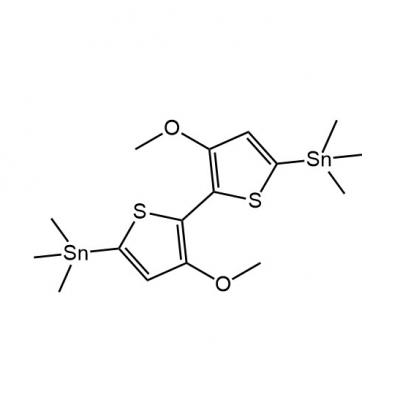 CAS    1248460-50-5     	(3,3'-dimethoxy-[2,2'-bithiophene]-5,5'-diyl)bis(trimethylstannane)