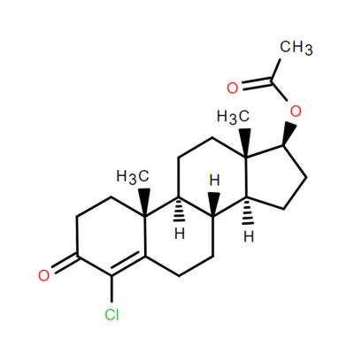 CAS      855-19-6     4-Chlorotestosterone acetate