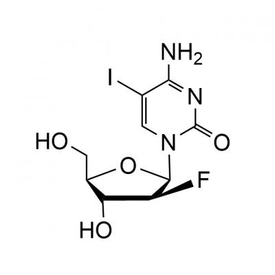 CAS  69123-90-6   5-Iodo-2’-deoxy-2’-fluoro-beta-D-arabino cytidin