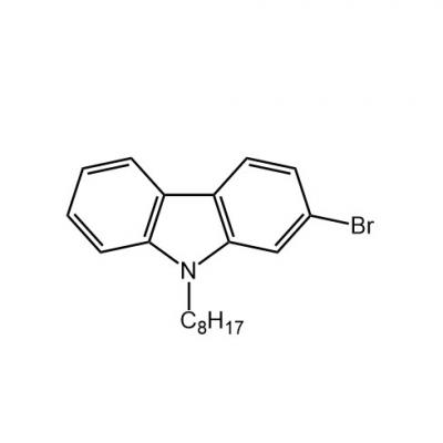 CAS  1356465-23-0     	2-Bromo-9-octyl-9H-carbazole