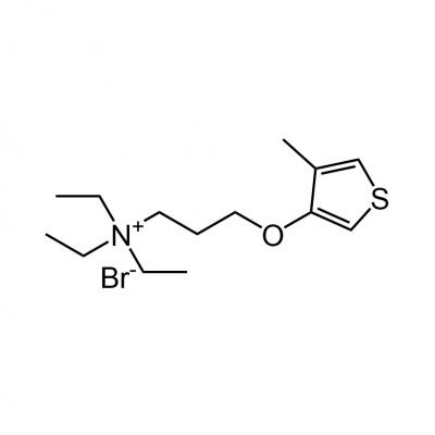 CAS    471269-03-1     N,N,N-triethyl-3-((4-methylthiophen-3-yl)oxy)propan-1-aminium bromide