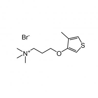 CAS    851010-43-0    	1-Propanaminium, N,N,N-trimethyl-3-[(4-methyl-3-thienyl)oxy]-, bromide (1:1)