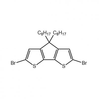 CAS    478404-10-3    	2,6-Dibromo-4,4-dioctylcyclopenta[2,1-b:3,4-b']dithiophene