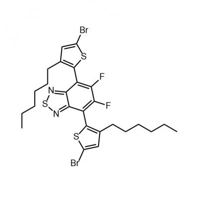 CAS    	1999501-87-9    	2,1,3-Benzothiadiazole, 4,7-bis(5-bromo-3-hexyl-2-thienyl)-5,6-difluoro-