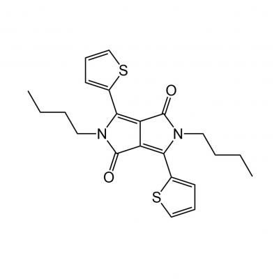 CAS    1207173-14-5    	Pyrrolo[3,4-c]pyrrole-1,4-dione, 2,5-dibutyl-2,5-dihydro-3,6-di-2-thienyl-