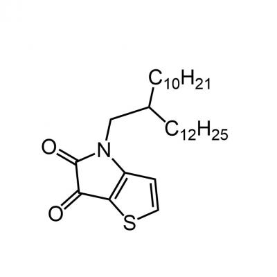 CAS   1628283-73-7     	4H-Thieno[3,2-b]pyrrole-5,6-dione, 4-(2-decyltetradecyl)-