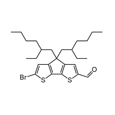 CAS   2256724-33-9     4H-Cyclopenta[2,1-b:3,4-b']dithiophene-2-carboxaldehyde, 6-bromo-4,4-bis(2-ethylhexyl)-