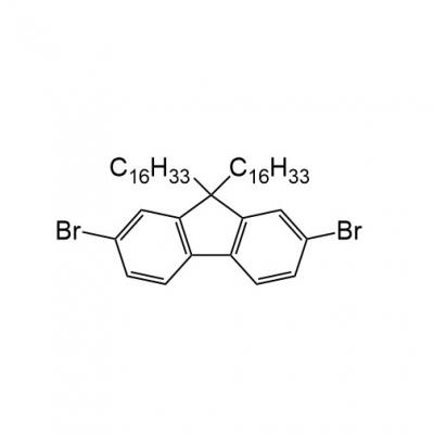 CAS   	419568-36-8    9H-Fluorene, 2,7-dibromo-9,9-dihexadecyl-