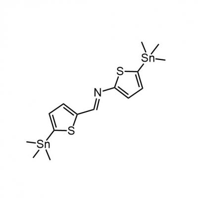CAS   2704541-57-9     	2-Thiophenamine, 5-(trimethylstannyl)-N-[[5-(trimethylstannyl)-2-thienyl]methylene]-