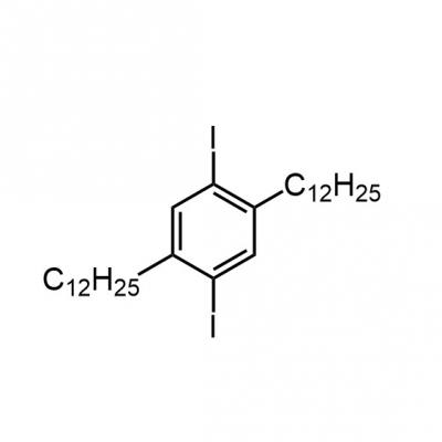 CAS   162715-93-7    	1 4-DIDODECYL-2 5-DIIODOBENZENE
