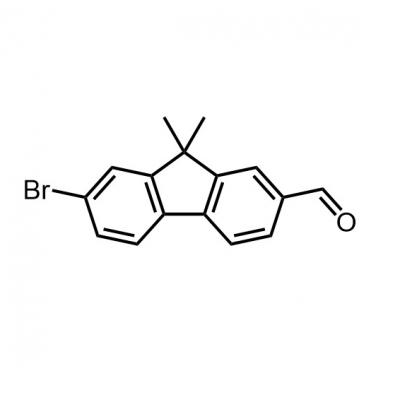 CAS   944940-90-3     	7-Bromo-9,9-dimethyl-9h-fluorene-2-carboxaldehyde