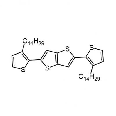 CAS   1246521-87-8     	Thieno[3,2-b]thiophene, 2,5-bis(3-tetradecyl-2-thienyl)-