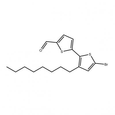 CAS    2568975-69-7     	[2,2'-Bithiophene]-5-carboxaldehyde, 5'-bromo-3'-octyl-
