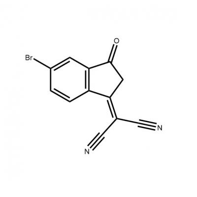 CAS  2304026-60-4      	Propanedinitrile, 2-(5-bromo-2,3-dihydro-3-oxo-1H-inden-1-ylidene)-
