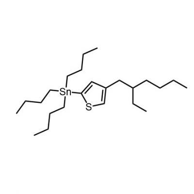 CAS   886746-54-9     	Tributyl-[4-(2-ethyl-hexyl)-thiophen-2-yl]-stannane