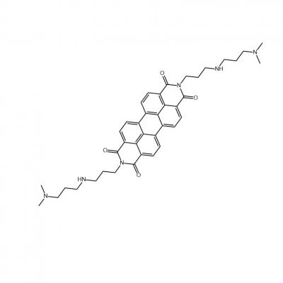 CAS   1020180-01-1     	Anthra[2,1,9-def:6,5,10-d'e'f']diisoquinoline-1,3,8,10(2H,9H)-tetrone, 2,9-bis[3-[[3-(dimethylamino)propyl]amino]propyl]-