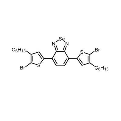 CAS    1256447-82-1    	4,7-Bis(5-bromo-4-hexylthiophen-2-yl)benzo[c][1,2,5]selenadiazole