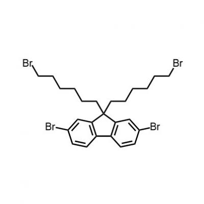 CAS     570414-33-4    	2,7-DIBROMO-9,9-BIS(6-BROMOHEXYL)FLUORENE,99%