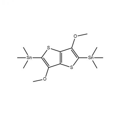 CAS    1801357-03-8    	(3,6-dimethoxythieno[3,2-b]thiophene-2,5-diyl)bis(trimethylstannane)
