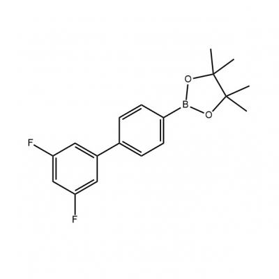 CAS    2250042-17-0    	2-(3',5'-Difluoro-[1,1'-biphenyl]-4-yl)-4,4,5,5-tetramethyl-1,3,2-dioxaborolane