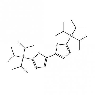 CAS    1160067-11-7      	2,2'-Bis(triisopropylsilyl)-5,5'-bithiazole