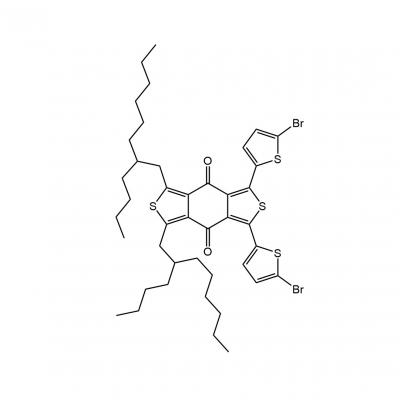 CAS   2093197-88-5      1,3-Bis(5-bromothiophen-2-yl)-5,7-bis(2-butyloctyl)benzo[1,2-c:4,5-c']dithiophene-4,8-dione