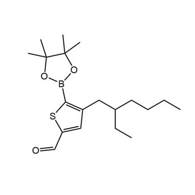 CAS    2344786-93-0      2-Thiophenecarboxaldehyde, 4-(2-ethylhexyl)-5-(4,4,5,5-tetramethyl-1,3,2-dioxaborolan-2-yl)-