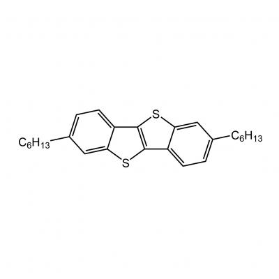 CAS    583050-69-5     	2,7-Dihexyl[1]benzothieno[3,2-b][1]benzothiophene