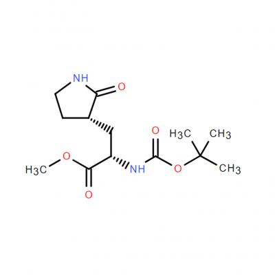 CAS   328086-60-8    	Methyl (S)-2-(Boc-amino)-3-[(S)-2-oxo-3-pyrrolidinyl]propanoate