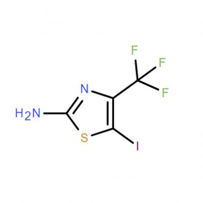 CAS   682342-65-0   	5-iodo-4-(trifluoroMethyl)thiazol-2-aMine
