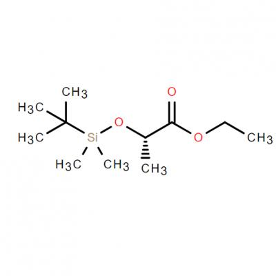 CAS   106513-42-2    	ETHYL (S)-(-)-2-(TERT-BUTYLDIMETHYLSILYLOXY)PROPIONATE