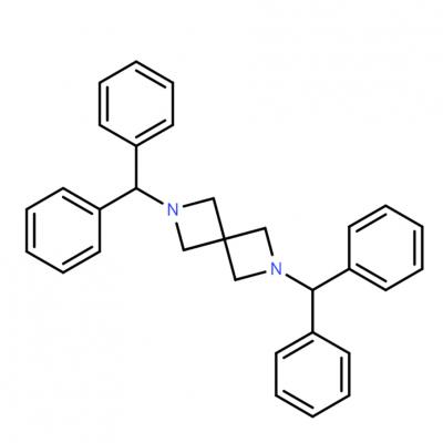 CAS  913814-37-6    	2,6-BIS(DIPHENYLMETHYL)-2,6-DIAZASPIRO[3.3]HEPTANE