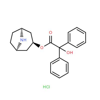 CAS   63516-30-3   	alpha-Hydroxy-alpha-phenylbenzeneacetic acid (3-endo)-8-azabicyclo[3.2.1]oct-3-yl ester hydrochloride