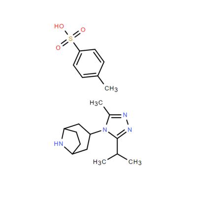 CAS    423165-08-6   		3-(3-Isopropyl-5-methyl-4H-1,2,4-triazol-4-yl)-8-azabicyclo[3.2.1]octane-p-toluenesulfonate
