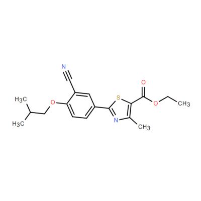 CAS   160844-75-7    	Ethyl 2-(3-cyano-4-isobutoxyphenyl)-4-methyl-5-thiazolecarboxylate