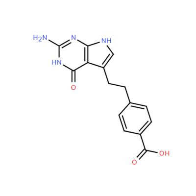 CAS   137281-39-1   	4-[2-(2-Amino-4,7-dihydro-4-oxo-1H-pymol[2,3-d]pyrimodin-5-yl)ethyl]benzoic acid