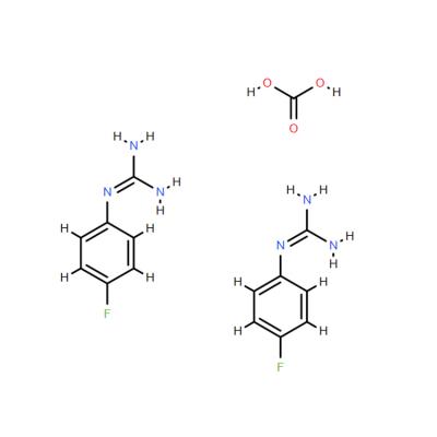 CAS  925921-40-0   	Carbonic acid compd. with N-(4-fluorophenyl)guanidine (1:2)
