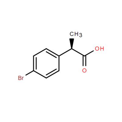 CAS   156142-98-2  	Benzeneacetic acid, 4-bromo-α-methyl-, (αR)-