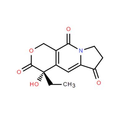 CAS  110351-94-5     (S)-4-Ethyl-4-hydroxy-7,8-dihydro-1h-pyrano[3,4-f]indolizine-3,6,10(4h)-trione