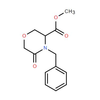 CAS  106910-81-0   	4-BENZYL-5-OXO-MORPHOLINE-3-CARBOXYLIC ACID METHYL ESTER