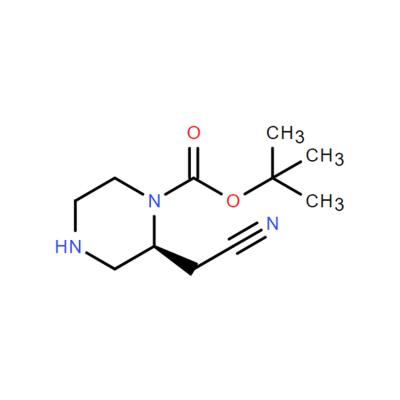 CAS	  1589565-36-5    tert-butyl (S)-2-(cyanomethyl)piperazine-1-carboxylate