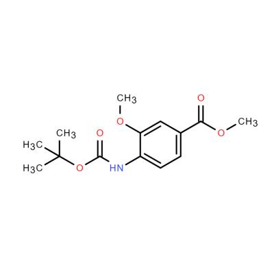 CAS  941715-64-6    Methyl 4-{[(tert-butoxy)carbonyl]amino}-3-methoxybenzoate