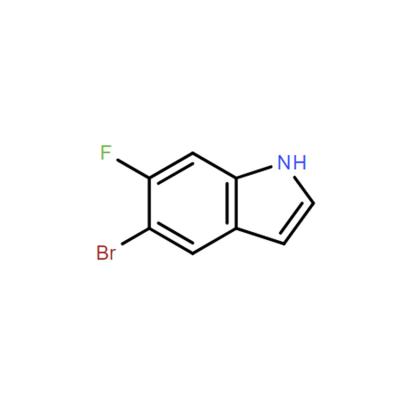 CAS  434960-42-6     	5-bromo-6-fluoro-1H-indole