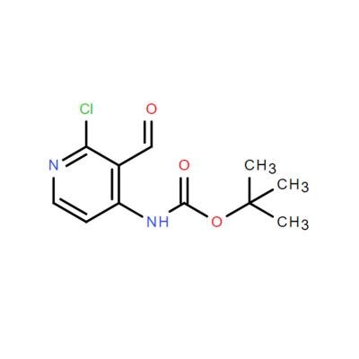 CAS   893423-62-6     N-[2-Chloro-3-formyl-4-pyridinyl]carbamic acid tert-butyl ester